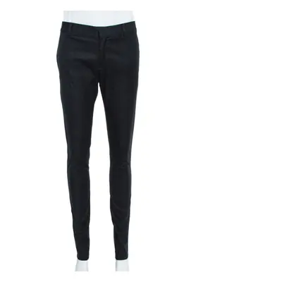 Dsquared2 Black Cotton Tapered Trousers