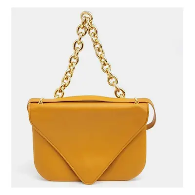 Bottega Veneta Orange Leather Mount Shoulder Bag