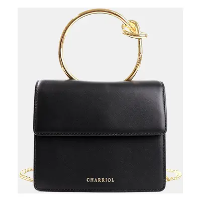 Charriol Black Leather ZENITUDE Handbag