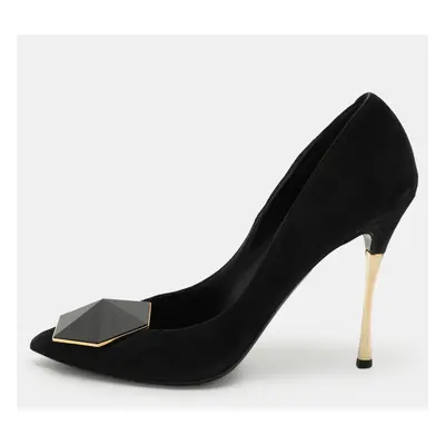 Nicholas Kirkwood Black Suede Eden Pumps Size