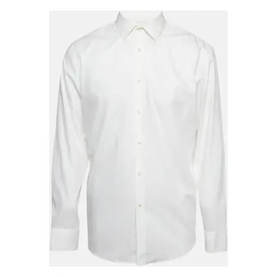 Boss By Hugo Boss White Cotton Slim Fit Shirt