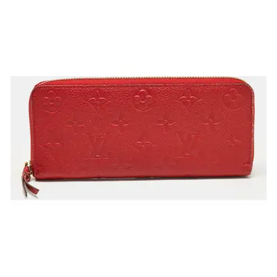 Louis Vuitton Cherry Monogram Empreinte Leather Clemence Wallet