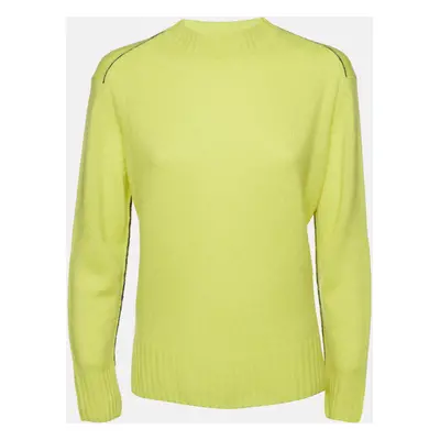 Joseph Yellow Cashmere Round Neck Sweater