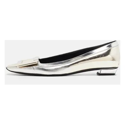 Roger Vivier Two Tone Leather Ballet Flats Size