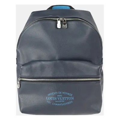 Louis Vuitton Blue Taiga Leather Discovery PM Backpack