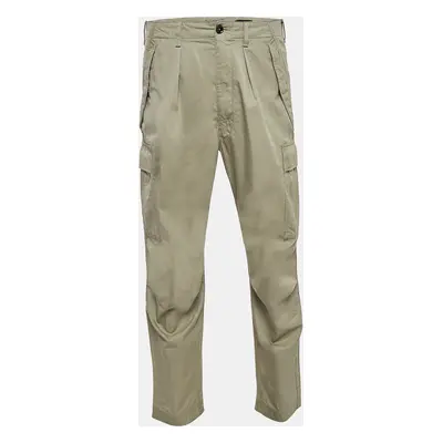 Tom Ford Light Green Cotton Cargo Pants