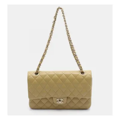 Chanel Matelasse W-Flap Caviar Skin (Grained Calf) Brown Shoulder Bag