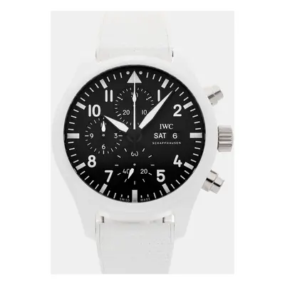 IWC Black Ceramic Pilot's Automatic Men's Wristwatch mm