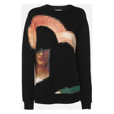 Givenchy Black Cotton Madonna Sweatshirt