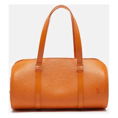 Louis Vuitton Mandarin Epi Leather Soufflot Bag