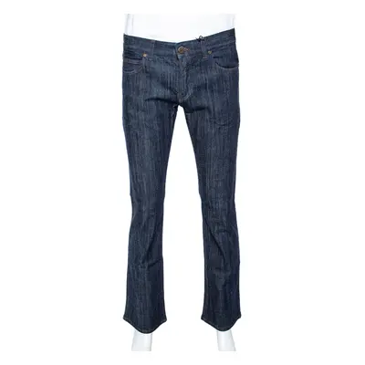 Roberto Cavalli Indigo Light Wash Denim Straight Fit Jeans