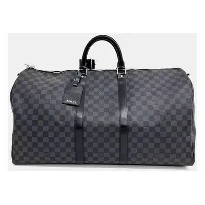 Louis Vuitton Graphite Bandouliere Keepall Bag