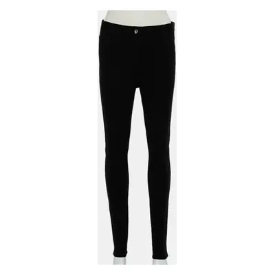 Givenchy Black Knit Zip Front Leggings