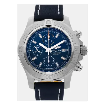 Breitling Blue Stainless Steel Avenger A13317101C1X2 Automatic Men's Wristwatch mm