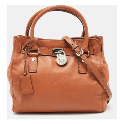 MICHAEL Michael Kors Brown Leather Hamilton North South Tote