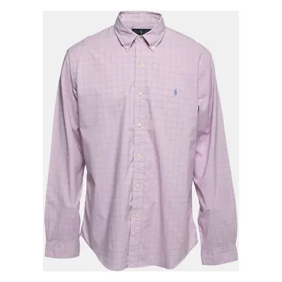 Ralph Lauren Pink Check Print Full Sleeves Shirt