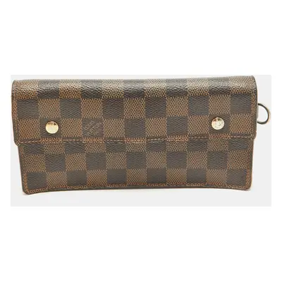 Louis Vuitton Damier Ebene Canvas Accordeon Wallet