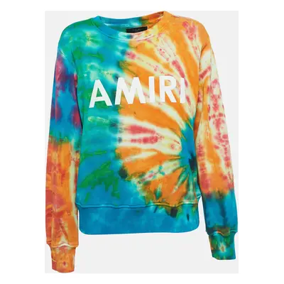 Amiri Multicolor Tye-Dye Effect Cotton Sweatshirt