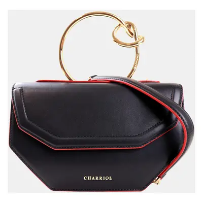 Charriol Black Leather ZENITUDE Handbag