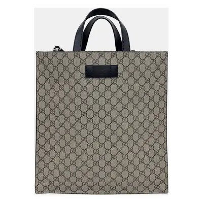 Gucci Supreme PVC tote and shoulder bag