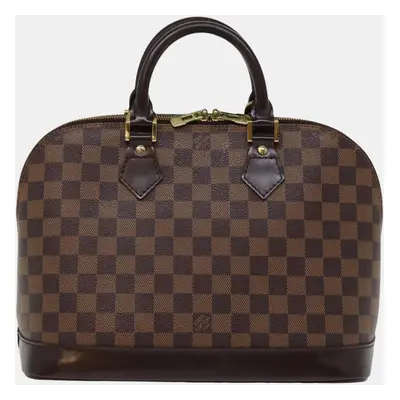 Louis Vuitton Brown Damier Ebene Canvas Alma handbag