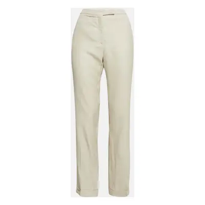 Stella McCartney Off-White Gabardine Tailored Trousers