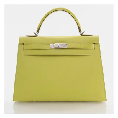 Hermes Soufre Epsom Kelly Handbag