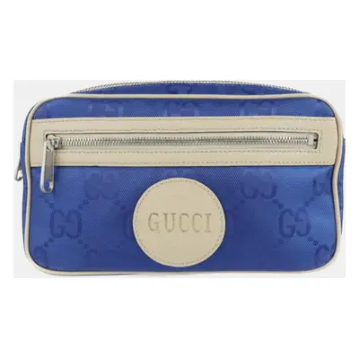 Gucci Blue GG Nylon Off The Grid Belt Bag