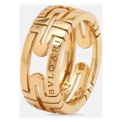 Bvlgari Parentesi 18k Yellow Gold Ring Size