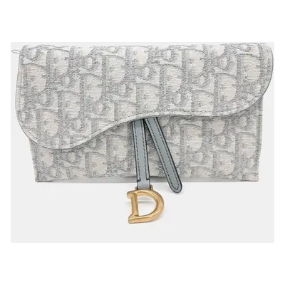 Christian Dior Oblique Saddle Chain CrossBody Bag