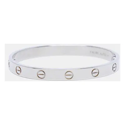 Cartier Love 18k White Gold Bracelet