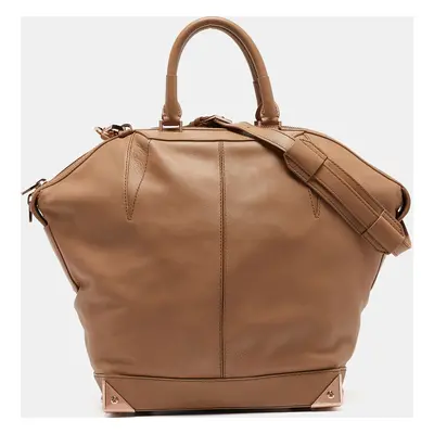 Alexander Wang Beige Leather Emile Satchel