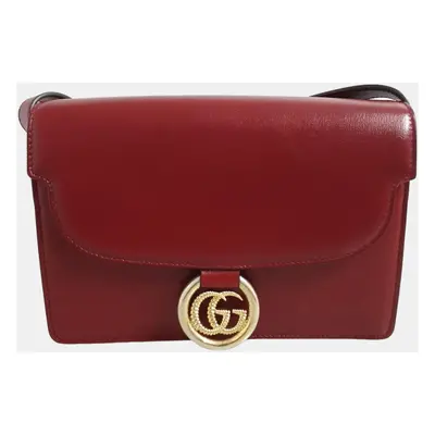 Gucci Burgundy Leather Shoulder Bag (589474)