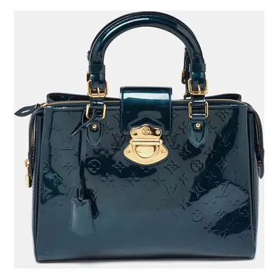 Louis Vuitton Bleu Nuit Monogram Vernis Melrose Avenue Bag