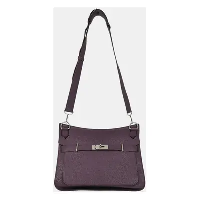 Hermes Purple Fjord Jypsiere Shoulder Bag