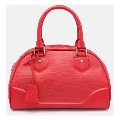 Louis Vuitton Rouge Epi Leather Montaigne PM Bag