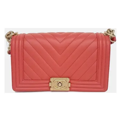 Chanel Chevron Boy Medium Bag