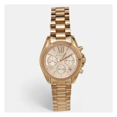 Michael Kors Rose Gold Plated Steel Bradshaw Chronograph MK5799 Women's Wristwatch