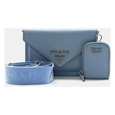 Prada Saffiano Clutch and Crossbody Bag