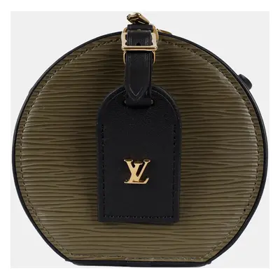 Louis Vuitton Epi Mini Boite Chapeau - '10s Khaki Calfskin