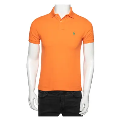 Polo Ralph Lauren Orange Cotton Piqué Polo T-Shirt