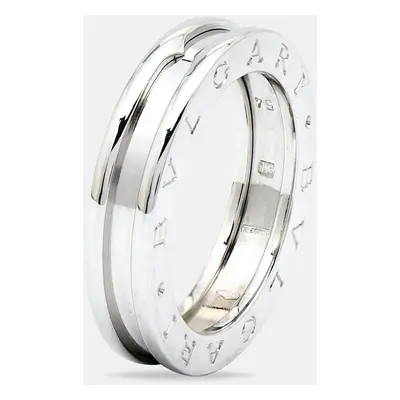 Bvlgari B.Zero1 1-Band 18k White Gold Ring Size