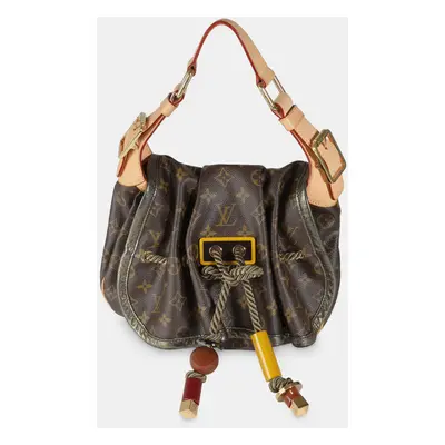 Louis Vuitton Brown Monogram Canvas Kalahari PM Hobo Bag