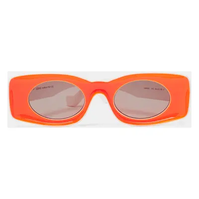 Loewe Orange/White LW400331 Paula's Ibiza Oval Sunglasses