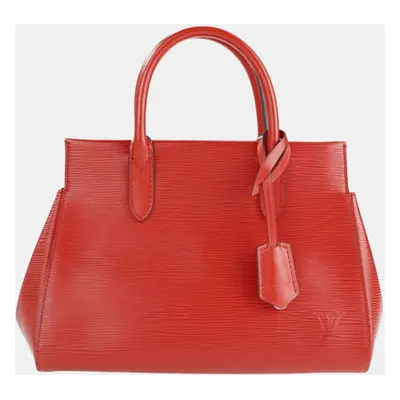 Louis Vuitton Red Epi Leather Marly BB Satchel