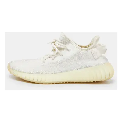 Yeezy x Adidas White Knit Fabric Boost V2 Triple White Sneakers Size 2/3