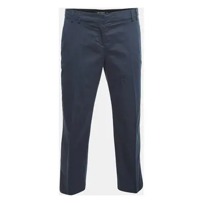 Etro Navy Blue Cotton Tailored Pants