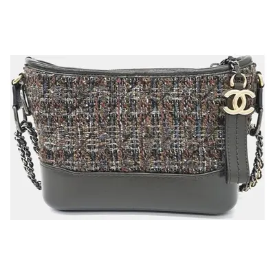 Chanel Tweed Gabrielle Small Hobo Bag