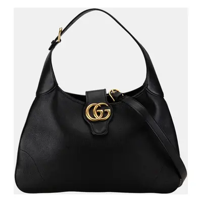 Gucci Black Medium Leather Aphrodite Crossbody