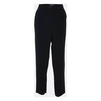 Dolce & Gabbana Black Crepe Trousers